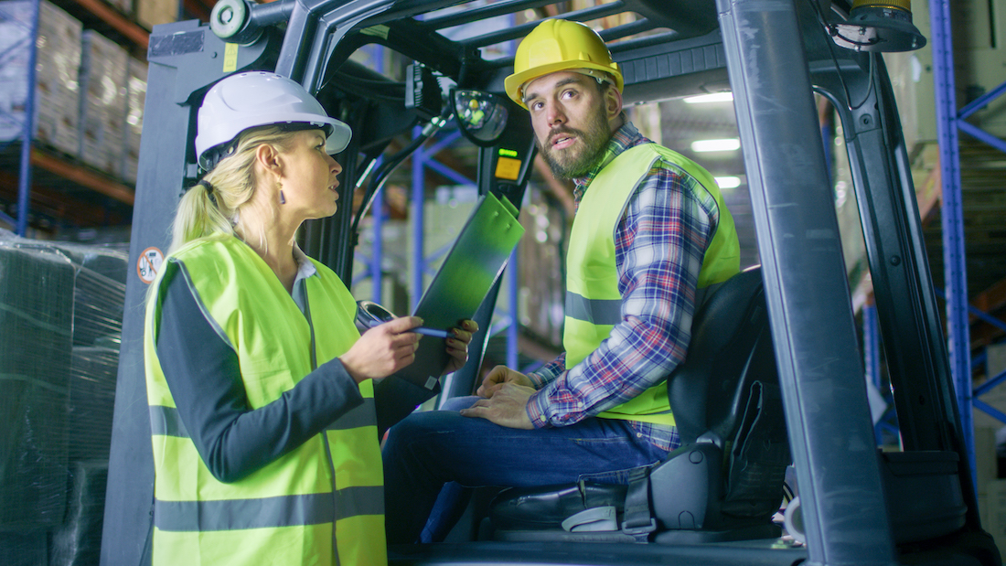 walmart forklift operator